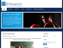 Tablet Screenshot of cwamanagement.com